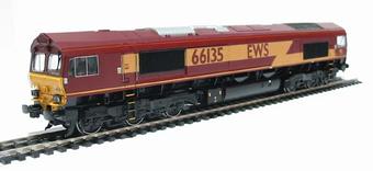 Class 66 66135 in EWS Livery