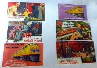 1940s-1950s Railroad Theme Billboard Signs (6)