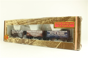 3 x 7 Plank Wagons - Derby/Notts Coal Traders