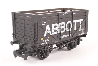 7 Plank Wagon with Coke Rails 3607 in 'Abbott' Grey Livery