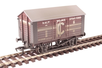 10 ton covered Salt wagon No. 2528 "ICI Salt Works Stafford" - weathered 
