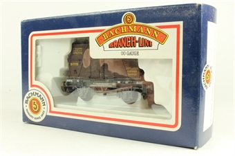 Conflat A 36876 in GW Dark Grey Livery with BD Container B1775