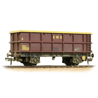 SSA Scrap Wagon in EWS maroon - 470005 - weathered