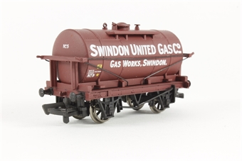 14 Ton Tank Wagon with Catwalk & Large Filler Cap 5 in 'Swindon United Gas Co.' Red Livery
