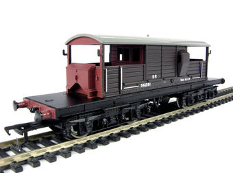 25 ton Queen Mary brake van in Southern livery