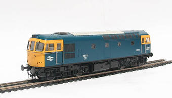 Class 33/0 diesel 6572 in BR blue with full yellow ends
