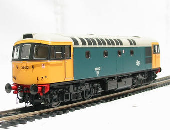 Class 33/0 diesel 33012 in BR blue