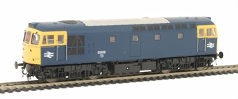 Class 33 Diesel 33202 in BR Blue with full yellow ends
