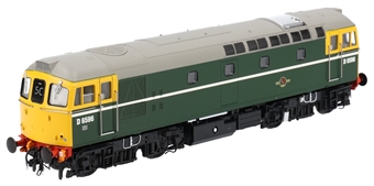 Class 33/2 D6596 in BR green with full yellow ends