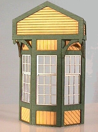 ATSF "Stand Alone" Bay Window for Rural Stations