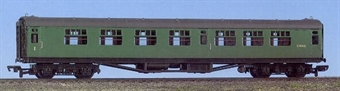 Bulleid corridor composite coach S5900S in BR malchite green