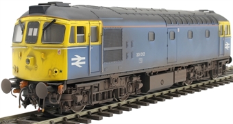 Class 33/0 33012 in BR blue - weathered