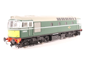 Class 33/0 diesel D6510 in BR green with small yellow panels (Model Rail Magazine Exclusive)