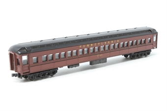 Pullman heavyweight coach of the Pennsylvania Railroad - tuscan red with black roof 2760