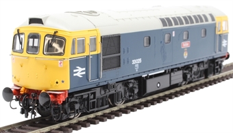 Class 33/0 33025 "Sultan" in BR blue with grey roof