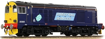 Class 20/3 20308 in Direct Rail Services 'Compass' blue (original) - Digital Sound Fitted