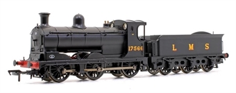 Class 812 0-6-0 17566 in LMS black - Digital sound fitted - Exclusive to Rails of Sheffield