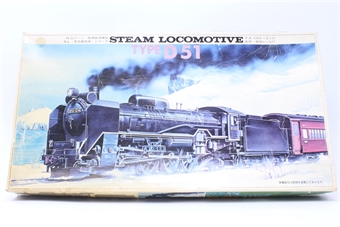 Type D51 2-8-2 locomotive kit (motor included)