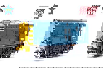 Class 08 08329 BR Blue (Wasp Stripes) Diesel Locomotive - Deluxe DCC Sound