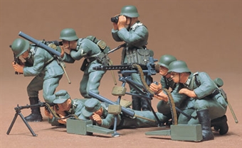 German machine gun troops with 7 figures & equipment
