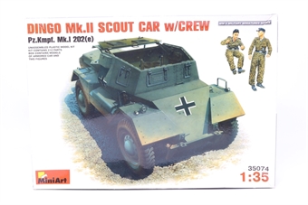 Dingo Mk.II scout car with crew