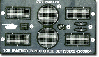 Panther G Photo Etched Grille