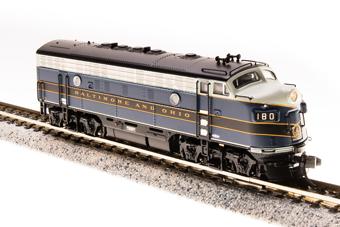 F7A EMD 182A of the Baltimore & Ohio - digital sound fitted