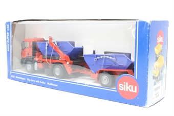 Skip Lorry with Trailer
