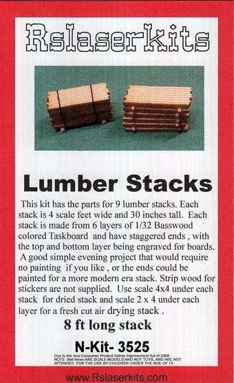 Lumber Stacks Kit (8' Long)