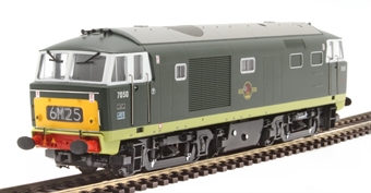 Class 35 'Hymek' D7050 in BR green with small yellow panels