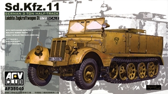 AFV Club 35040AF SdKfz11 3 ton half track with etch, flexible tracks,