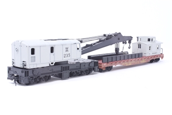 Crane Car with Boom Tender