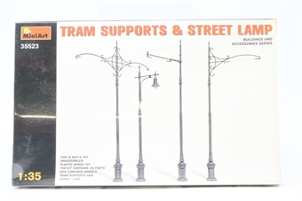 Tram Supports & Street Lamp