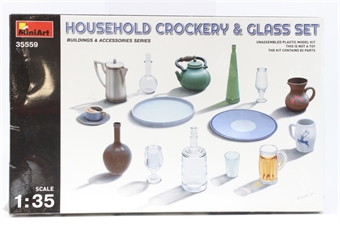 Household Crockery & Glass Set