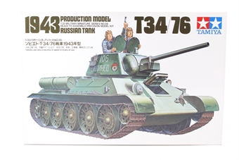 T34/76 Russian Tank 1943 Production Model