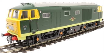 Class 35 'Hymek' in BR green with full yellow ends - unnumbered