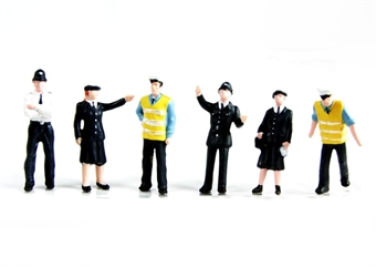 Police & security staff x 6