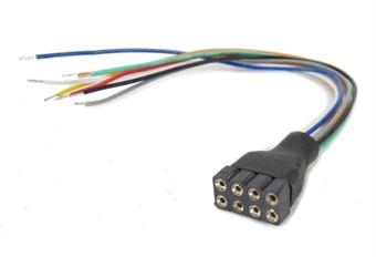 8-pin decoder socket with harness