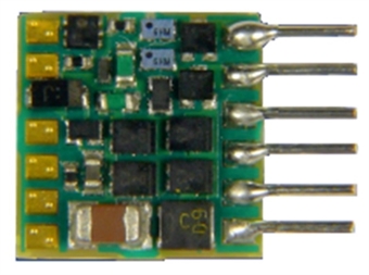 6-Pin 6-Function Micro DCC Decoder with brake function