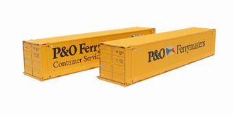 2 x 45ft Intermodal containers "P & O Ferrymasters"