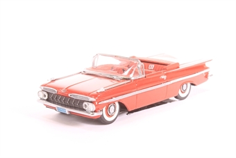 1959 Chevrolet Impala Convertible in Roman Red