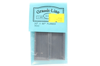Z-braced & planked wooden style doors