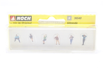 Sitting People - pack of 6