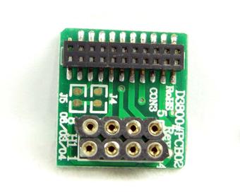DCC 21-pin to 8-pin adaptor/converter - allows use of an 8 pin decoder in a locomotive with a 21-pin socket.