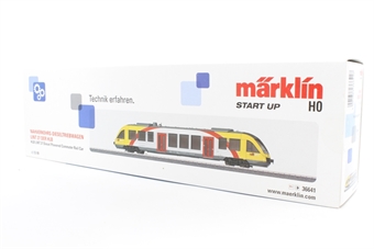 LINT 27 diesel railcar of the HLB (3-rail AC, MFX DCC sound fitted)