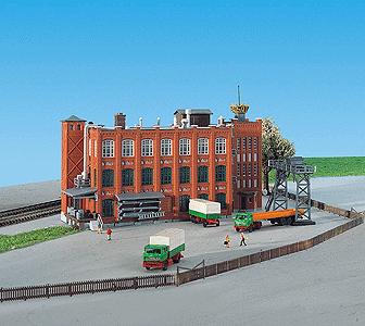 Z Wilhelminian style factory including two cranes