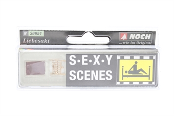 Lovers in Action On The Bed