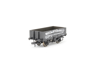 5 Plank Wagon with Steel Floor 244 in 'Wirksworth Quarries' Black Livery - Limited Edition For Ecclesbourne Valley Railway Association