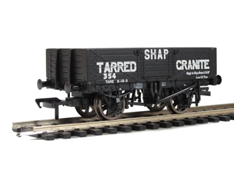 5 plank open wagon with steel floor 354 "Shap Tarred Granite"