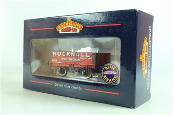 5 Plank Wagon with Wooden Floor 3422 in 'Hucknall' Red Livery - Limited Edition for Sherwood Models